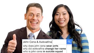 John Cena amp Awkwafina Answer The Webs Most Searched Questions  WIRED [upl. by Gothurd]