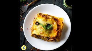 Simple Lasagna Recipe  Vegetarian Recipe  Evening Snacks Recipe [upl. by Navad]