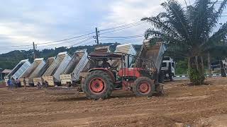 Tractor Levelling Land [upl. by Bradeord553]