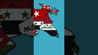 Medium Scale Middle East Compilation minecraft flag map middleeast war history country [upl. by Geminius]