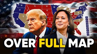 Election Night 2024 Kamala Harris Vs Donald Trump Full Map Results [upl. by Fasto]