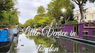 EXPLORING LITTLE VENICE LONDON REGENTS CANAL TOUR [upl. by Yllor]