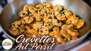 Crevettes à l’Ail et au Persil  Recette Facile et Rapide [upl. by Thorley341]