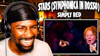 HES STILL GOT IT  Stars Symphonica In Rosso  Simply Red Reaction [upl. by Zahc]