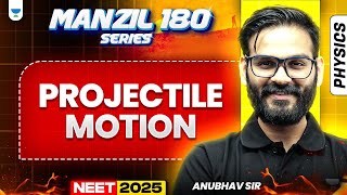 NEET 2025 Physics Manzil 180 Series Projectile Motion  Anubhav Sir [upl. by Yemar]