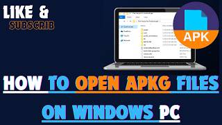 How to Open APKG Files on Windows PC [upl. by Polky907]