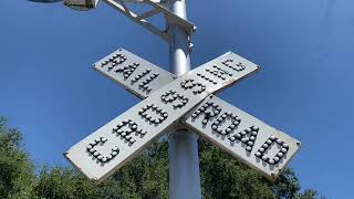 Wig Wag railroad crossing bells in Sunol Ca [upl. by Ttennaej651]