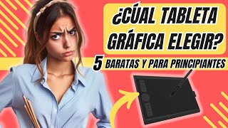 🔴TE ENSEÑO Las Mejores Tabletas Gráficas Económicas para Principiantes [upl. by Yur]