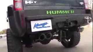 2009 Hummer H3T Flowmaster Custom True Dual By Kinneys [upl. by Nolrev]