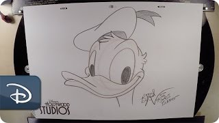 HowTo Draw Donald Duck  Walt Disney World [upl. by Adamis5]