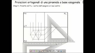 P O di una piramide a base esagonale [upl. by Llerreg636]