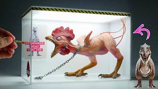 Diorama of a chicken turning into a TRex in the laboratory [upl. by Asiral]