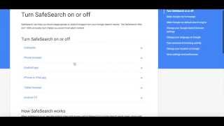 How to Activate Google Safe Search [upl. by Umeko151]