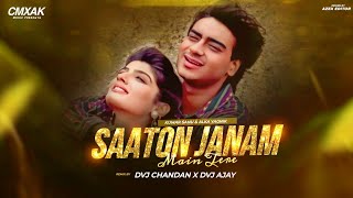 Saaton Janam Main Tere  Dj Song  Kumar Sanu Alka Yagnik  Dilwale Movie  Hindi Dj Song [upl. by Enyledam]