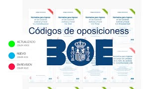 Códigos electrónicos de apoyo al opositor  Agencia Estatal Boletín Oficial del Estado [upl. by Tsenre]