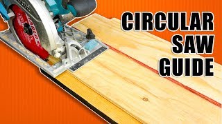 How to Make a Circular Saw Guide  Track Saw Guide [upl. by Veron768]