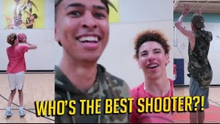 3 POINT CHALLENGE vs LaMelo Ball  Whos The Best Shooter [upl. by Yddor478]