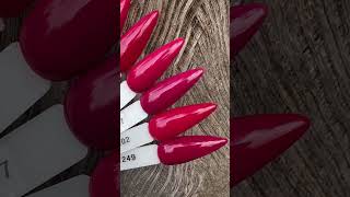 Czerwone Pudry Tytanowe Manicure Tytanowy NSN New Style of Nails paznokcie nails nailstyle fun [upl. by Ryle35]