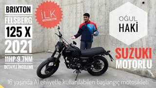 Brixton Felsberg 125 X ABS İncelemeA1 EhliyetŞekli Güzel Başlangıç MotoruOğul Haki [upl. by Wachtel458]