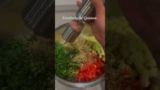 Ensalada de quinoa 🥗❤️ bariatric bariatrica food healthy [upl. by Arotak]