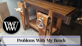 Hand Tool Woodworking Bench  What I Did Wrong and Learned wood by wright Workbench [upl. by Thursby]