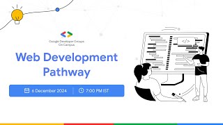 Workshop Web Development Pathway  GDG on Campus [upl. by Sackville]