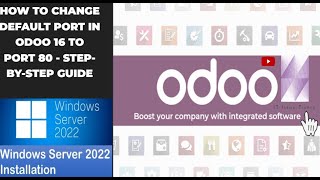 How to Change Default Port in Odoo 16 to Port 80  StepbyStep Guide [upl. by Mirielle]