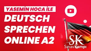 ALMANCA DEUTCSCH SPRECHEN ONLINE A2 I YASEMİN HOCA [upl. by Nitsraek482]