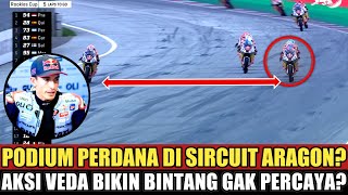 ALHAMDULILLAH PODIUM PERTAMA DI SIRCUIT ARAGON AKSI VEDA EGA BIKIN MEGA BINTANG GAK PERCAYA [upl. by Enelrihs]