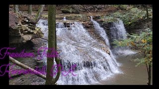 Freedom Falls Kennerdell Pa waterfall beauty nature love hiking getoutdoors paoutdoors usa [upl. by Attenej]