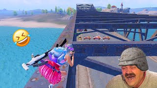 PUBG FUNNY MOMENTS 😂😂😂 Trolling Bridge Camper [upl. by Akinimod]