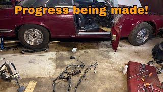 Daimler Coupe RHD to LHD Update on Progress [upl. by Anitirhc]