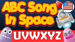 ABC Space Song  First Words UVWXYZ  Children Education Learn English [upl. by Idolem]