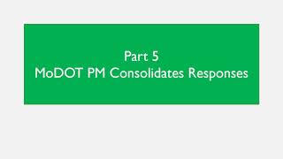 ProjectWise Deliverables Management  Part 5  Consolidated Responses [upl. by Chic]