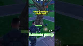 GATEKEEPER VS HAMMER PUMP fortnite fypシ゚viral shorts [upl. by Valorie]