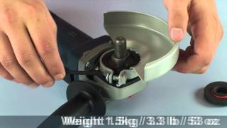 Bosch GWS 7115 E Angle Grinder  w444w ENG [upl. by Norrat939]