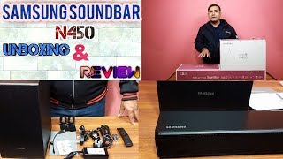 Samsung Soundbar N450 Unboxing and review [upl. by Masuh]