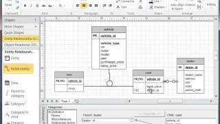 Visio Subtype Supertype Modeling [upl. by Sou]