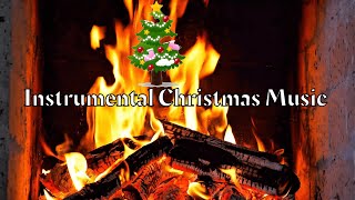 🔥🎄 Instrumental Christmas Music with Fireplace Replica By Fireplace christmas fireplace music [upl. by Ecyac]