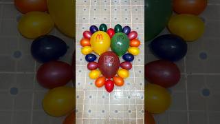 Creating Beautiful Heart From 3Big Balloons and 20 Mini Rainbow Balloons Pop Reverse ASMR Satisfying [upl. by Funk]