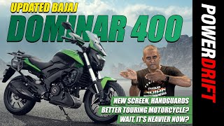 Updated Bajaj Dominar 400  Touring Ready  First Ride Review  PowerDrift [upl. by Elirpa]