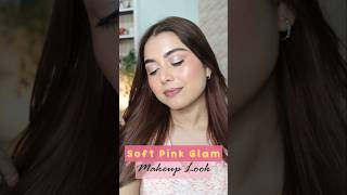 Soft Pink Glam Makeup Look✨ [upl. by Matuag]