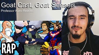 KURO REACTS to Anime Sensei Rap Cypher  GameboyJones ft None Like Joshua Zach B FrivolousShara amp [upl. by Euqinad]