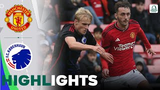 Man United vs Copenhagen  Highlights  UEFA Youth League 24102023 [upl. by Kellyann]