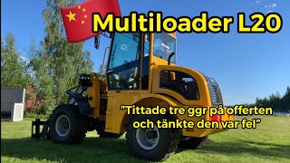 Håkan köpte en prisvärd kinatraktor Multiloader [upl. by Rufina157]