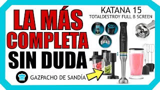 🌪 ¡Probamos la KATANA 15 TOTALDESTROY FULL B SCREEN 👁 ¿Es la MEJOR BATIDORA DE MANO Opiniones [upl. by Anicul782]