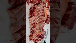 Boneless ribeye steak food  steak butcher beef  tiktok shorts subscribe reels meat foods [upl. by Henrique2]