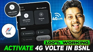 how to activate VoLTE in bsnl 4g sim 🤩  BSNL internet not working during call [upl. by Pike]