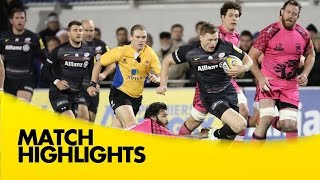 Saracens v London Welsh  Aviva Premiership Rugby 201415 [upl. by Stevana]