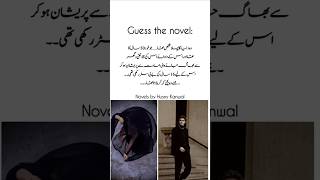 Guess the novel by Husny Kanwal romantic Urdu novel trending viralreels lovestory [upl. by Cacie610]